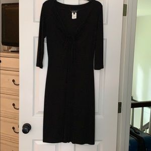 Three quarter sleeve keyhole dress from ABS.